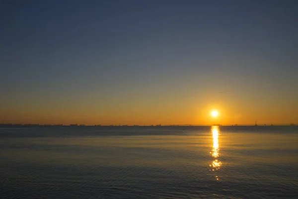 Gold sunset on Black Sea