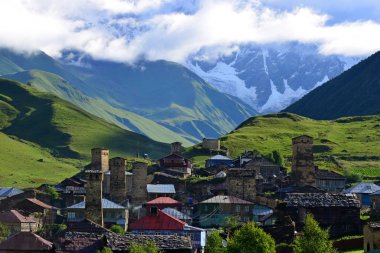 Kule ushguli, üst svaneti, Gürcistan 