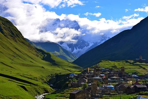 Torres Ushguli Upper Svaneti Georgia —  Fotos de Stock