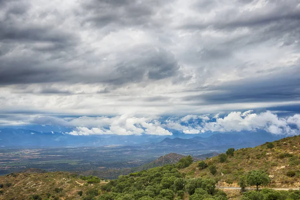 Krajobraz lato. Hiszpania, Katalonia, Costa Brava — Zdjęcie stockowe