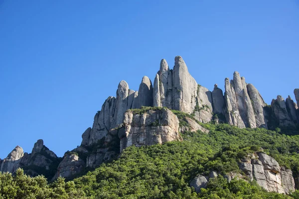 Góry Montserrat, Katalonia, Hiszpania — Zdjęcie stockowe