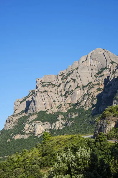 Montserrat, Katalonya, İspanya dağ — Stok fotoğraf