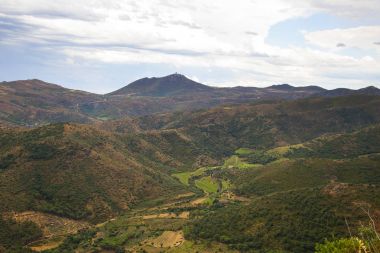 Yaz manzara. İspanya, Katalonya, Costa Brava