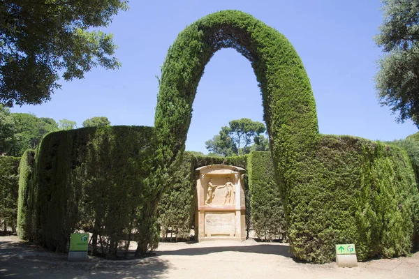 Labyrint parc, Parc del Laberint Horta – stockfoto