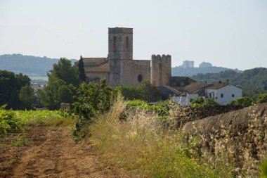 Şehrin profil Sant Pere de Ribes, Garraf, il Barcelona,