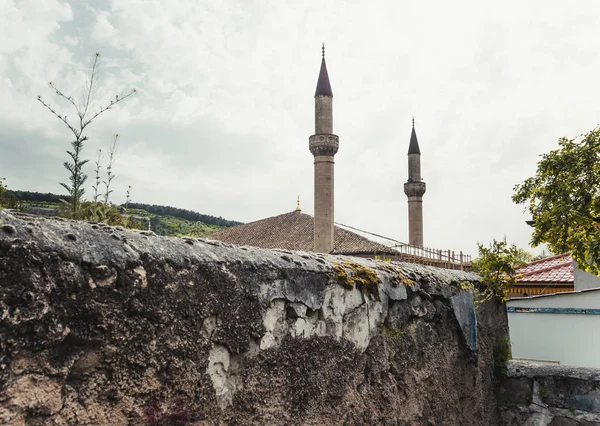 Techos Minaretes Del Antiguo Palacio Del Khan Bakhchisaray Crimea —  Fotos de Stock