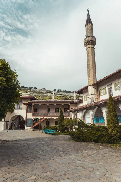 Bakhchisaray Crimea Mayo 2017 Mezquita Del Gran Khan Palacio Del —  Fotos de Stock