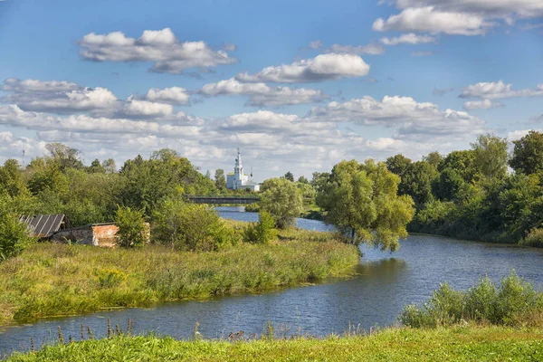 View Suzdal Kamenka River — Stock Photo, Image