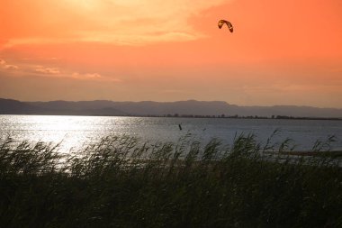 Ebro delta manzara, İspanya