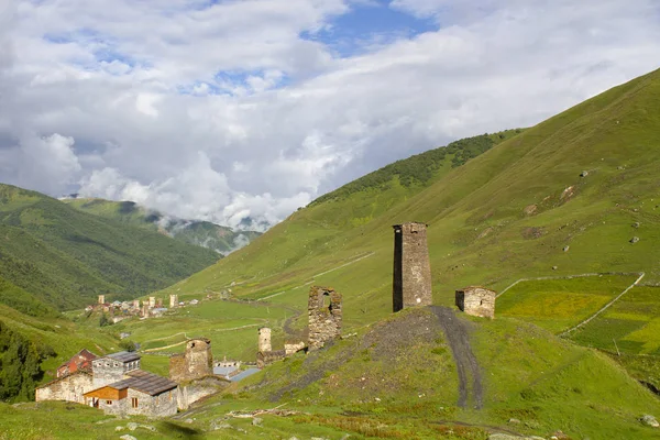 格鲁吉亚Svaneti地区Ushguli村 — 图库照片