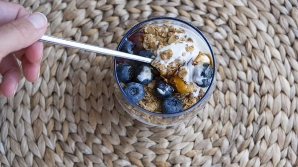 Healthy and tasty breakfast — Stock Photo, Image