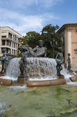 Bakire Meydanı. Valencia şehri, İspanya