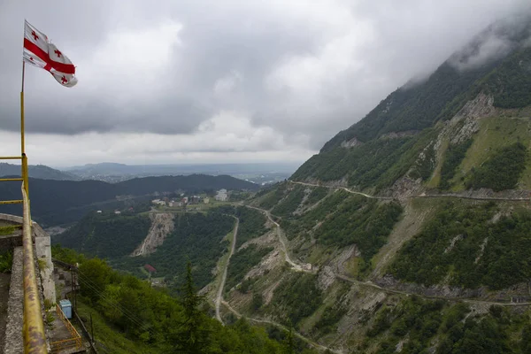 Vista panoramica, Caucaso, Georgia — Foto Stock