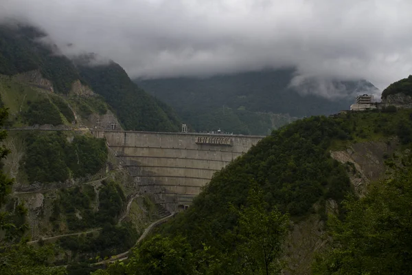 Centrale idroelettrica Inguri, Georgia — Foto Stock