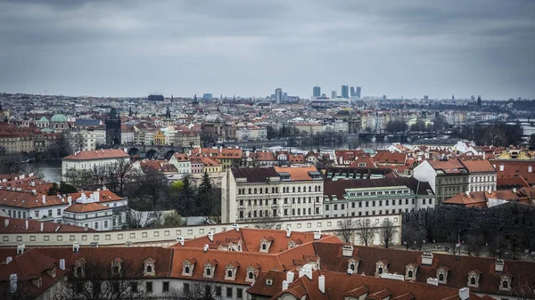 Panoramablick auf Prag — Stockfoto