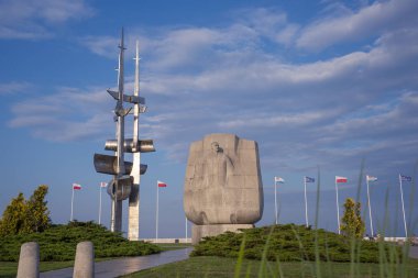 Gdynia, Polonya 'da Kosciuszko gezinti güvertesi