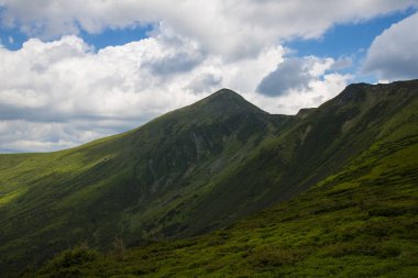 Yazın Karpat Dağları manzarası