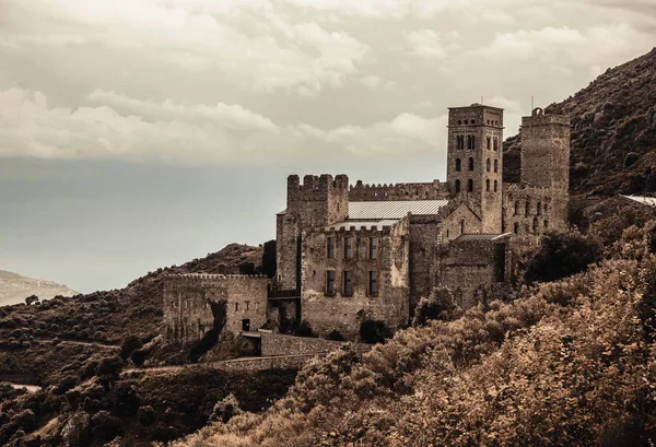 Monastero di Sant Pere de Rodes nella provincia di Girona — Foto Stock