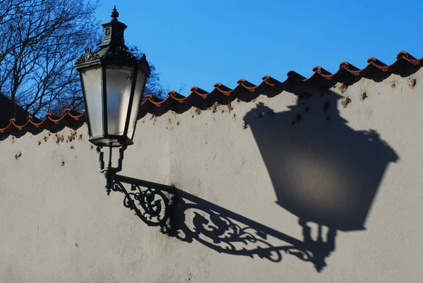 Уличные фонари в Праге — стоковое фото