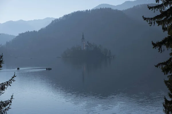 Bled-tó Szlovéniában, Európában — Stock Fotó