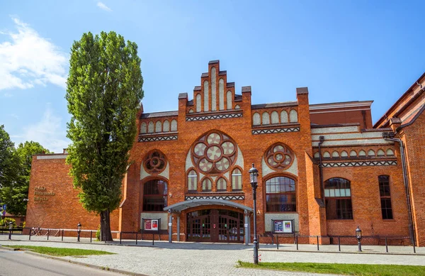 Польська балтійська філармонія, місто Ґданськ — стокове фото