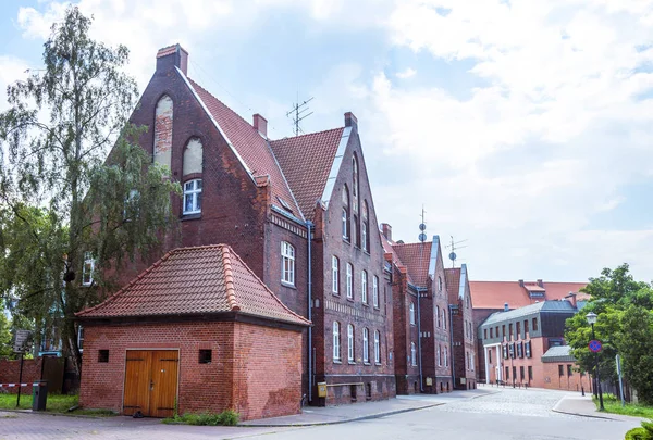 Ruas da cidade velha de Gdansk, Polônia — Fotografia de Stock