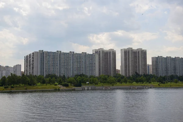 View of the Region Brateyevo, Moscow — Stock Photo, Image
