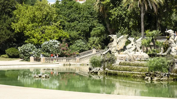 Citadel park in Barcelona city, Spain — Stock Photo, Image