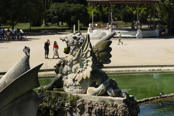 Parque de la ciudadela en Barcelona, España —  Fotos de Stock