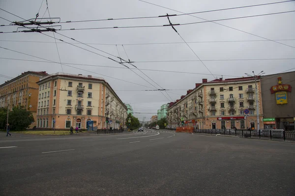 Murmansk cidade, Rússia — Fotografia de Stock