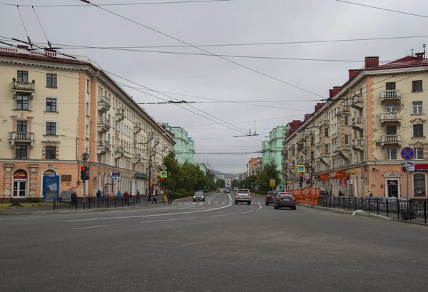 Murmanszk város, Oroszország — Stock Fotó