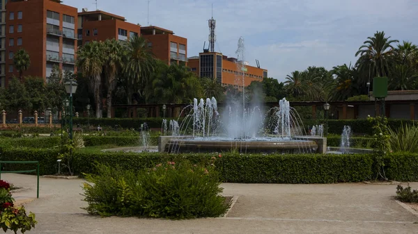 Stadspark van Valencia, Spanje — Stockfoto