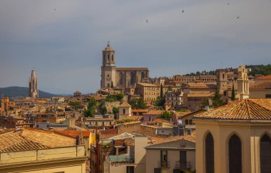 Katalonya 'daki Girona şehri, İspanya