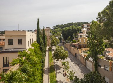 Katalonya 'daki Girona şehri, İspanya