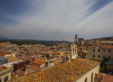 Katalonya 'daki Girona şehri, İspanya