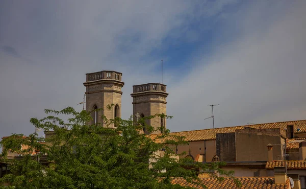 Město Girona v Katalánsku, Španělsko — Stock fotografie