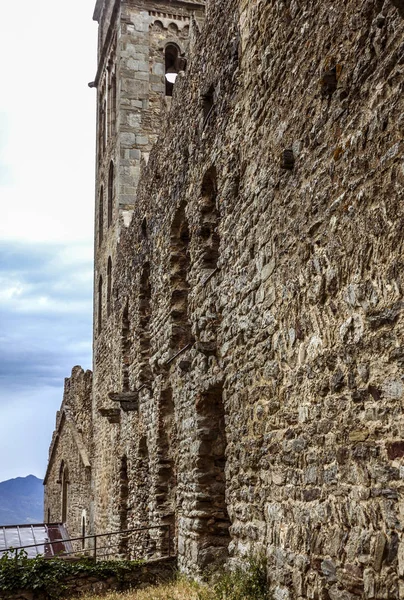 Benedictine Biara Sant Pere de Rodes, Spanyol — Stok Foto