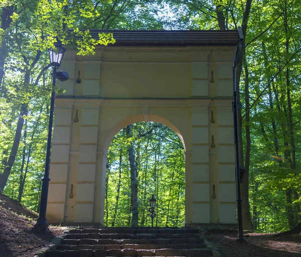 Prachtig park in Wejherowo — Stockfoto