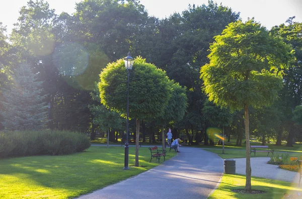 Parque en Wejherowo — Foto de Stock