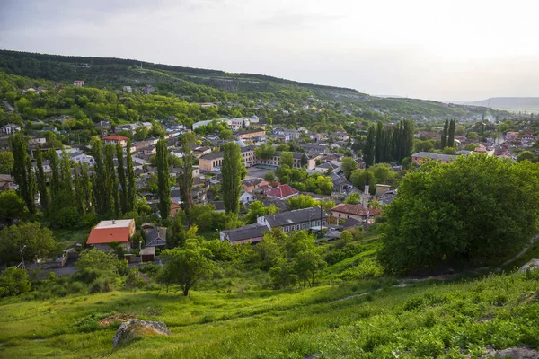 Pohled Shora Město Bakhchisarai Krym — Stock fotografie