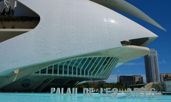 Valencia Valencia Spanien Augusti 2019 Stad För Konst Och Vetenskap — Stockfoto