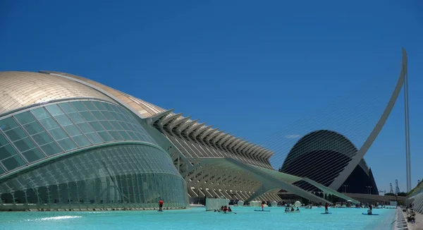 Valencia Valencia Spanya Ağustos 2019 Sanat Bilim Şehri Valencia Şehrindeki — Stok fotoğraf