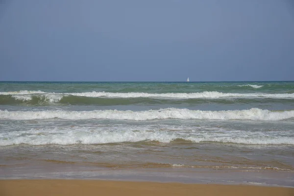 Playa Mata Costa Blanca Que Literalmente Significa Costa Blanca Costa — Foto de Stock