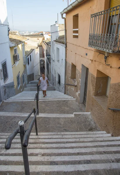 Дівчина Вулиці Селі Сакс Провінція Аліканте Валенсії Іспанія — стокове фото