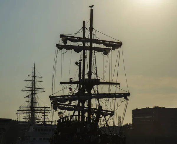 Gdynia Pomeranian Voivodeship Poland July 2018 View Port Area Gdynia — Stock Photo, Image