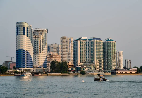 Krasnodar Rusia Julio 2016 Embankment Kuban River — Foto de Stock