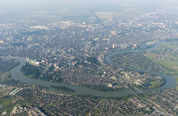 Ciudad Krasnodar Río Kuban Rusia —  Fotos de Stock