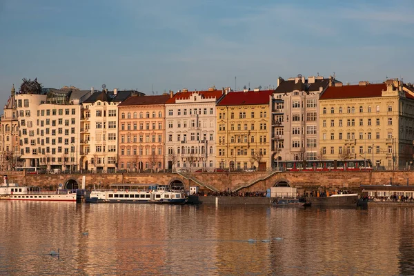 Prag Czech Republic Mart 2019 Prag Vltava Nehri Nin Tarihi — Stok fotoğraf