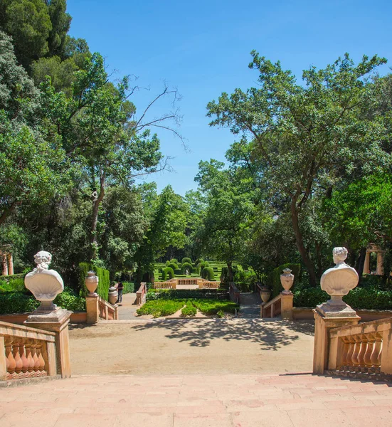 Het Parc Del Laberint Horta Stad Barcelona Spanje — Stockfoto