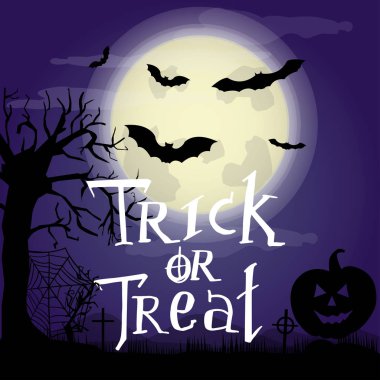 Cadılar Bayramı illüstrasyon 